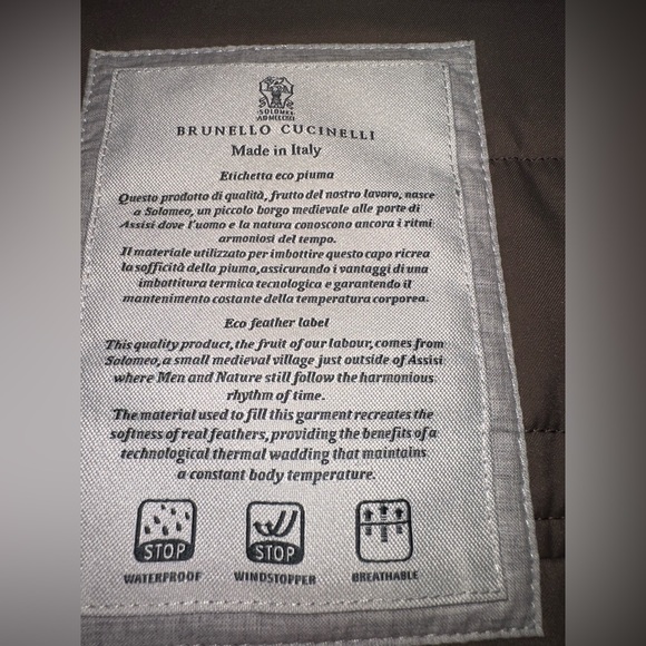 Men’s BRUNELLO CUCINELLI jacket - XXL - Picture 4 of 6